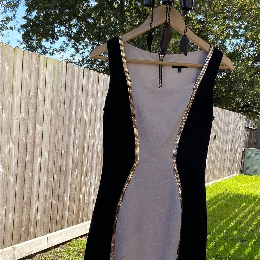 JAK Black and cream dress. FINAL PRICE!! - Picture 4 of 8